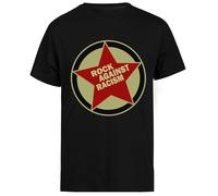Rock Against Racism Black Men's Short Sleeve T-Shirt, blackone, XXL