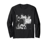 Rock Against Racism Music Gig Punk Crowd by Virginia Turbett Long Sleeve T-Shirt