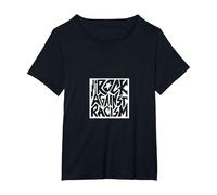 Rock Against Racism - Square Logo T-Shirt, Women's Plus, Black, 2X