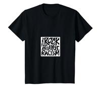 Rock Against Racism - Square Logo T-Shirt, Youth, Black, 4T