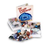 Rock and Gemstone Box Age 3+ - An Amazing Collection of Genuine Rocks and Minerals with Study of Minerals Educational Booklet