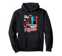 Rock and Roll 50s Party Retro Style Doo Wop 1950s Rockabilly Pullover Hoodie