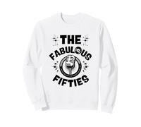 Rock and Roll 50s Party Retro Style Doo Wop 1950s Rockabilly Sweatshirt