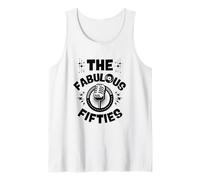 Rock and Roll 50s Party Retro Style Doo Wop 1950s Rockabilly Tank Top