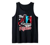 Rock and Roll 50s Party Retro Style Doo Wop 1950s Rockabilly Tank Top