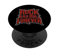 Rock And Roll Forever Vintage Rock Music Heavy Metal Punk PopSockets Adhesive PopGrip