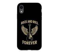 Rock And Roll Forever Winged Electric Guitar Vintage Case for iPhone XR