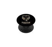 Rock And Roll Forever Winged Electric Guitar Vintage PopSockets Adhesive PopGrip