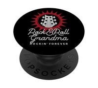 Rock And Roll Grandma For Grandmas Who Rock PopSockets Adhesive PopGrip