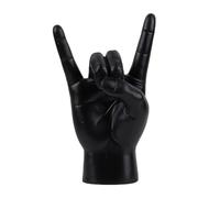 Rock and Roll Hand Sign Desk Statue, Home Decor Statue I Love You Sign, Classic Rock and Roll Hand Sign Desk Statue Offering Hands Sculpture for Coquette Decor Desktop Centerpieces
