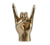 Rock and Roll Hand Sign Desk Statue, Home Decor Statue I Love You Sign, Classic Rock and Roll Hand Sign Desk Statue Offering Hands Sculpture for Coquette Decor Desktop Centerpieces