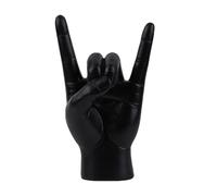 Rock and Roll Hand Sign Desk Statue, Home Decor Statue I Love You Sign, Classic Rock and Roll Hand Sign Desk Statue Offering Hands Sculpture for Coquette Decor Desktop Centerpieces