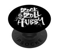 Rock And Roll Hubby For Husbands Who Rock PopSockets Adhesive PopGrip