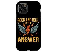 Rock And Roll Is The Answer Vintage Electric Guitar Punk Case for iPhone 11 Pro