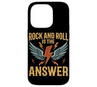 Rock And Roll Is The Answer Vintage Electric Guitar Punk Case for iPhone 14 Pro
