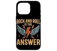 Rock And Roll Is The Answer Vintage Electric Guitar Punk Case for iPhone 16 Pro