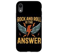 Rock And Roll Is The Answer Vintage Electric Guitar Punk Case for iPhone XR