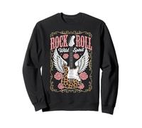 Rock and Roll Wild Spirit Guitar Wings for women Sweatshirt