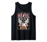 Rock and Roll Wild Spirit Guitar Wings for Women Tank Top