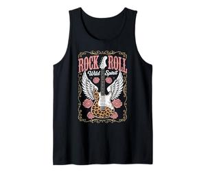 Rock and Roll Wild Spirit Guitar Wings for Women Tank Top
