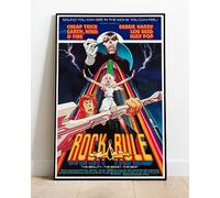 Rock And Rule Iggy Pop Lou Reed Promo Film Movie Poster Version : 36"x24" (Slightly Larger Than A1) : Vintage Retro Repro