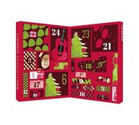 Rock Around The Guitar Advent Calendar 2025 - 24 Days Of Guitar Accessories, 24 Mini String Ornaments Countdown Daily | Bass Tuner For Music Lovers