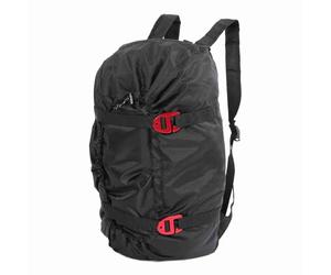 Rock Bag with Foldable Tarp, Portable Shoulder Strap for Hiking, Camping, Long-Lasting Rope Protection, 1pc (Black)