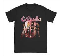 Rock Band Cinderellas T-Shirt Men Somebody Save Me T Shirts Black