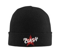 Rock Band Clash Knit Hat The Red Star Hip Hop Caps Female Male Hippie Beanie Hats Autumn Graphic Warm Soft Bonnet Hats