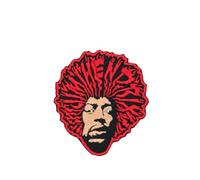 Rock Band Cool Patches Hendrix Inspired Embroidered Iron on Sew Badge Patch Woodstock Sixties Music Rockstar Applique for Backpacks, Hats, Jackets, Jeans, etc.