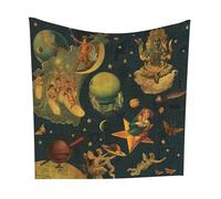 Rock Band Poster Mellon Collie And The Infinite Sadness Music Tapestry Poster Size 28" x 28" Wall Living Room Bedroom Wall Decor Wall Hanging Decoration Frameless Art Gift Wall Cloth 70x70 cm