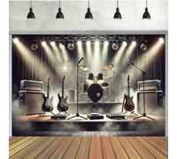 Rock Band Stage Background - Birthday Party, Banner, Studio Party Decoration, Portrait Shooting, Photography Background 240X180cm