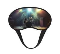 Rock Band Stage Sleep Mask for Side Sleeper, Blackout Sleeping Eye Mask, Soft Breathable Eye Cover for Women Men Travel Eyeshade, Relaxing Zero Pressure Night Blindfold
