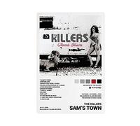 Rock Band The Killers Sam's Town Music Album Cover Dormitory Bedroom Wall Art Deco Poster Canvas Poster Wall Art Decor Print Picture Paintings for Living Room Bedroom Decoration Unframe-style 20x30inc