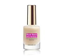 Rock Base Nail Strengthener - Nail Hardener for Soft, Thin, Brittle Nails - Advanced Nail Strengthening, Anti-split & Breakage Protection, Builds Thicker Nail Beds