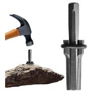 Rock Breaking Tools - Stone Splitter Wedge, Chisel Quarrying Wedge, Heavy Duty Rock Wedge | Iron Stone Splitter Quarrying Tool Chisel, Diamond Head Stone Splitter for Concrete Marble Granite Rock