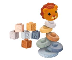 Rock Building Blocks, Stacking Block Set | Animal Shaped Colorful Sorting Blocks,Multi-functional Educational Learning Committee for Table Building Table For,