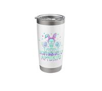 Rock Bunny Skeleton Easter Alternative Vibes Stainless Steel Insulated Tumbler