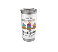 Rock Cairn Stone Balancing Rock Stacking Stainless Steel Insulated Tumbler