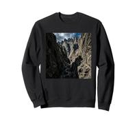Rock Canyon Cliff Pass Mountain Ravine Trail Sweatshirt