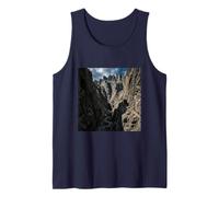 Rock Canyon Cliff Pass Mountain Ravine Trail Tank Top