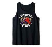 Rock Climber Bouldering Climb More Stuff Tank Top