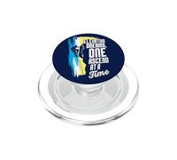 Rock Climber Elevating Dreams One Ascend At A Time Climbing PopSockets PopGrip for MagSafe