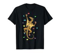 Rock Climber Indoor Wall Climbing Dragon Funny Climbers Value Graphic T-Shirt