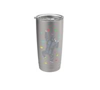 Rock Climber Indoor Wall Climbing Gorilla Funny Climbers Stainless Steel Insulated Tumbler