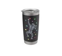 Rock Climber Indoor Wall Climbing Gorilla Funny Climbers Stainless Steel Insulated Tumbler