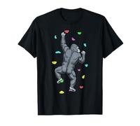 Rock Climber Indoor Wall Climbing Gorilla Funny Climbers T-Shirt