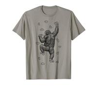 Rock Climber Indoor Wall Climbing Monkey Funny Climbers T-Shirt