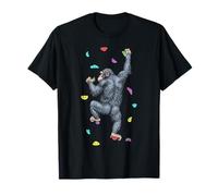 Rock Climber Indoor Wall Climbing Monkey Funny Climbers T-Shirt