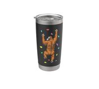 Rock Climber Indoor Wall Climbing Orangutan Funny Climbers Stainless Steel Insulated Tumbler